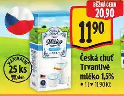 Albert Čerstvá chuť trvanlivé mléko 1.5% nabídka
