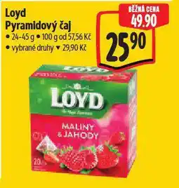 Albert Loyd pyramidový čaj nabídka