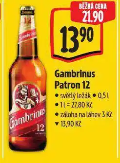 Albert Gambrinus patron 12 nabídka