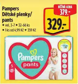 Albert Pampers dětské plenky nabídka