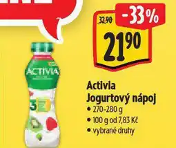 Albert Activa jogurtový nápoj nabídka