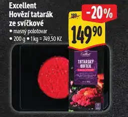 Albert Excellent hověží tatarák ze svíčkové nabídka