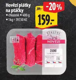 Albert Hovězí plátky na ptáčky nabídka