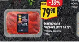 Albert Marinovaná vepřová játra na gril nabídka