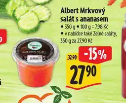 Albert Mrkový salát s ananasem nabídka