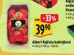 Albert Rajčata koktejlová nabídka