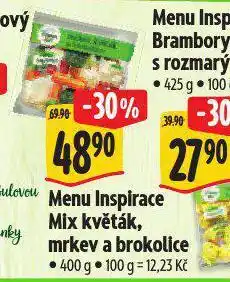Albert Menu inspirace mix květák mrkev a brokolice nabídka
