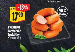 Albert Premium farmářské špekáčky nabídka