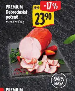 Albert Premium debrecínská pečeně nabídka