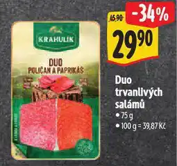 Albert Duo trvanlivých salámů nabídka