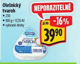 Albert Olešnický tvaroh nabídka