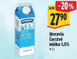 Albert Moravia čerstvé mléko 1,5% nabídka