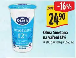 Albert Olma smetana na vaření 12% nabídka