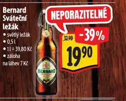 Albert Bernard sváteční ležák nabídka