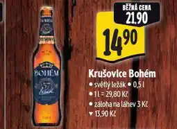 Albert Krušovice bohém nabídka