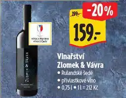 Albert Vinařství zlomek a vávra nabídka