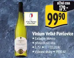 Albert Vinium velk pavlovice nabídka