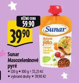 Albert Sunar masozelenonivé pyré nabídka