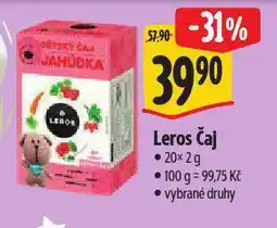 Albert Leros čaj nabídka