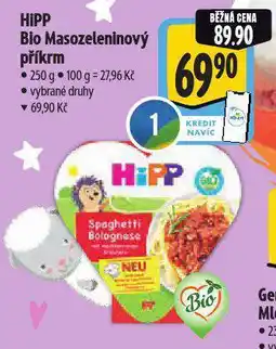 Albert Hipp bio masozeleninový příkrm nabídka