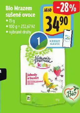 Albert Bio mrazem sušené ovoce nabídka