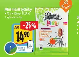 Albert Mini musli tyčinky nabídka