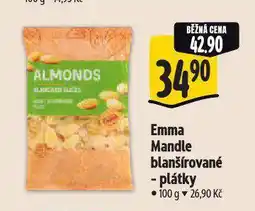 Albert Emma mandle blanšírované -plátky nabídka
