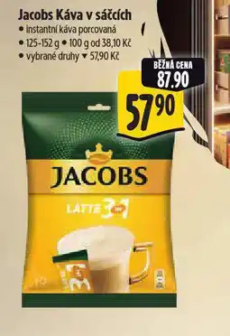 Albert Jacobs káva v sáččích nabídka