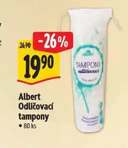 Albert Albert odličovací tampony nabídka