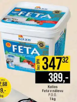 Jip Kolios Feta v nálevu P.D.O. nabídka