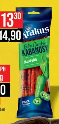 Jip Krakus Kabanos snack nabídka