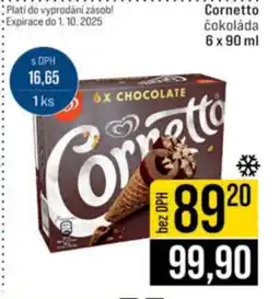 Jip Cornetto čokoláda nabídka