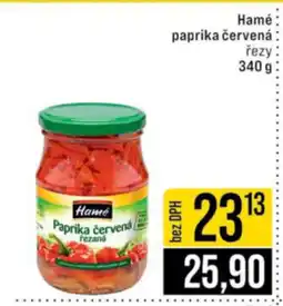 Jip Hamé paprika červená nabídka