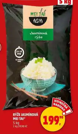 Penny Market RÝŽE JASMÍNOVÁ MEI TAI, 5 kg nabídka
