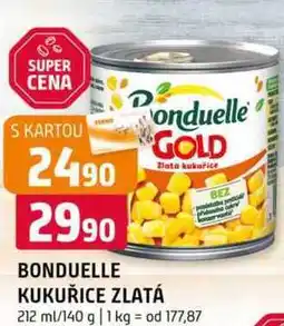 Terno Bonduelle kukuřice zlatá 212 ml/140 g nabídka