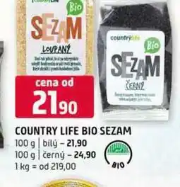 Terno COUNTRY LIFE BIO SEZAM 100 g nabídka
