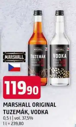 Terno MARSHALL ORIGINAL TUZEMÁK, VODKA 0,5 l nabídka