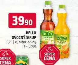 Terno HELLO OVOCNÝ SIRUP 0,7 l nabídka
