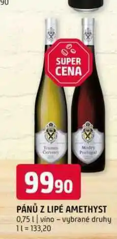Terno PÁNŮ Z LIPÉ AMETHYST 0,75 l nabídka