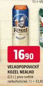 Terno VELKOPOPOVICKÝ KOZEL NEALKO 0,5 l nabídka