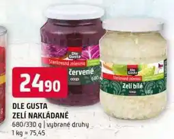 Terno DLE GUSTA ZELÍ NAKLÁDANÉ 680/330 g nabídka