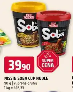 Terno NISSIN SOBA CUP NUDLE 90 g nabídka