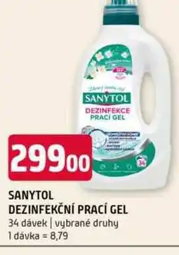 Terno SANYTOL DEZINFEKČNÍ PRACÍ GEL 34 dávek nabídka