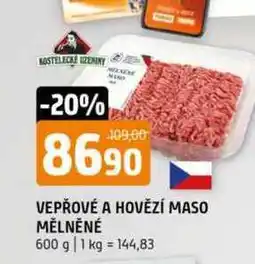 Terno VEPŘOVÉ A HOVĚZÍ MASO MĚLNĚNÉ 600 g nabídka