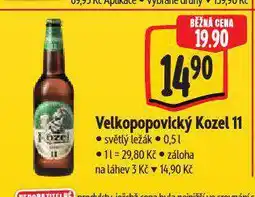 Albert Pivo velkopopovický kozel nabídka