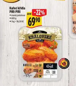 Albert Královské kuřecí křídla piri-piri nabídka