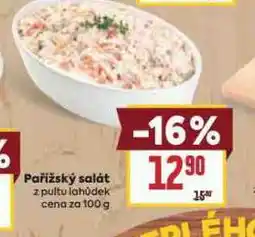 Billa Pařížský salát nabídka