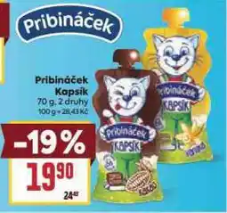 Billa Pribináček kapsík nabídka