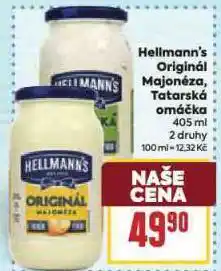 Billa Hellmann´s majonéza nabídka