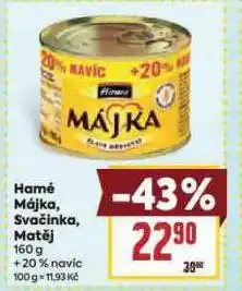 Billa Hamé svačinka nabídka